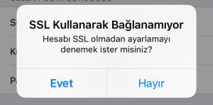 IOS Mail Kurulumu